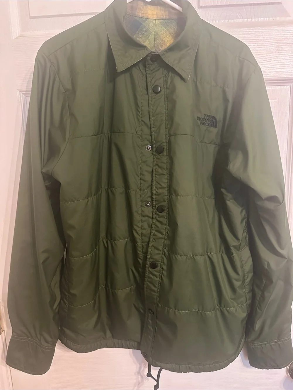 The North Face Men's Olive Green Reversible Jacket